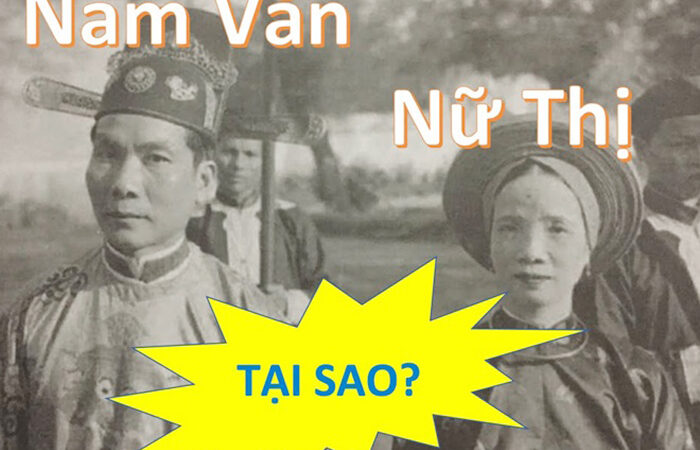 Vì sao người Việt Nam thường đặt tên đệm cho nam là Văn, nữ là Thị?